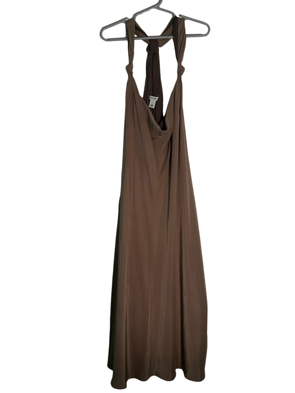 Banana Republic Brown Halter Maxi Dress